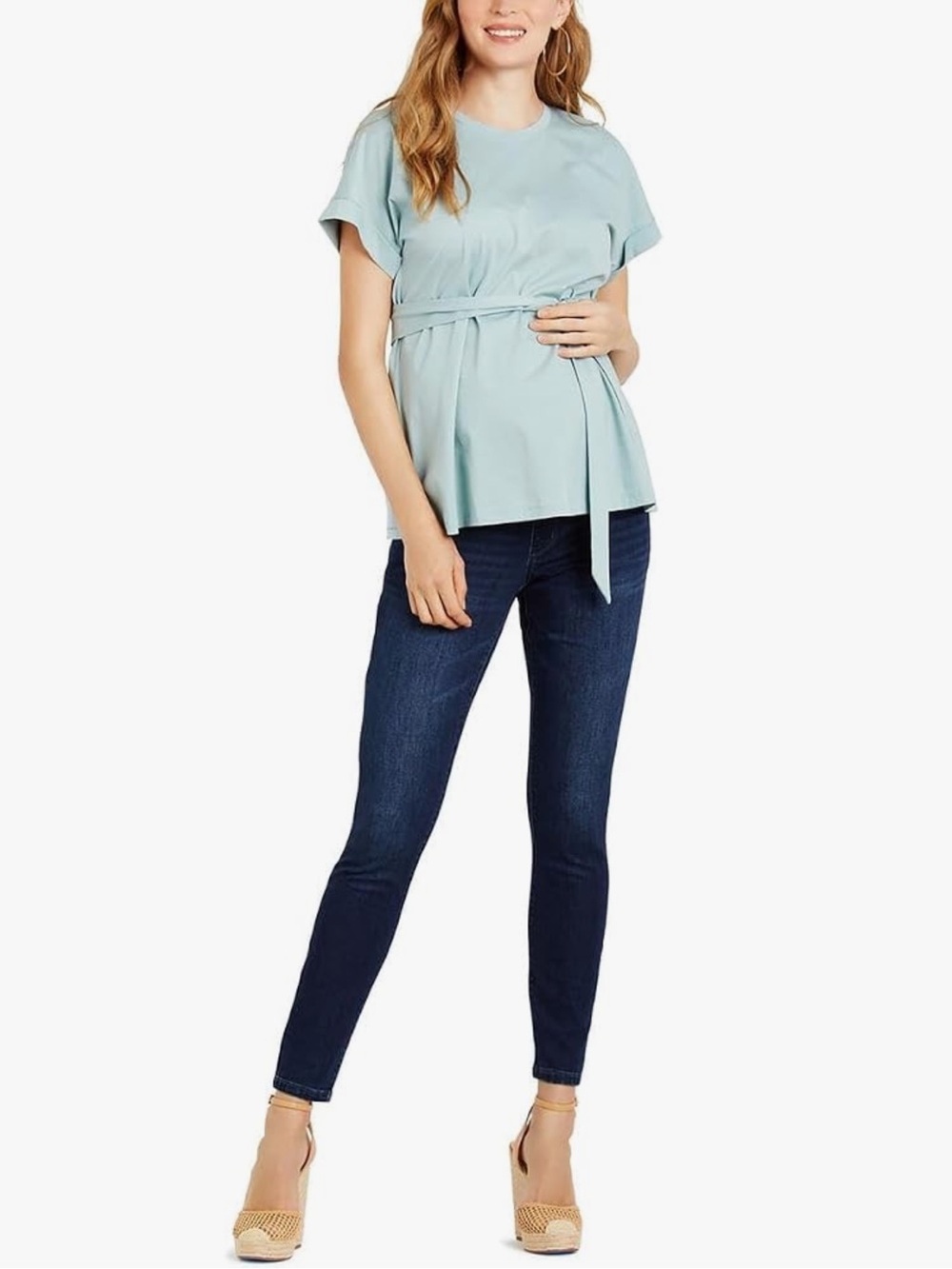 Jessica Simpson Womens Full Length Secret Fit Belly Skinny Leg Jegging